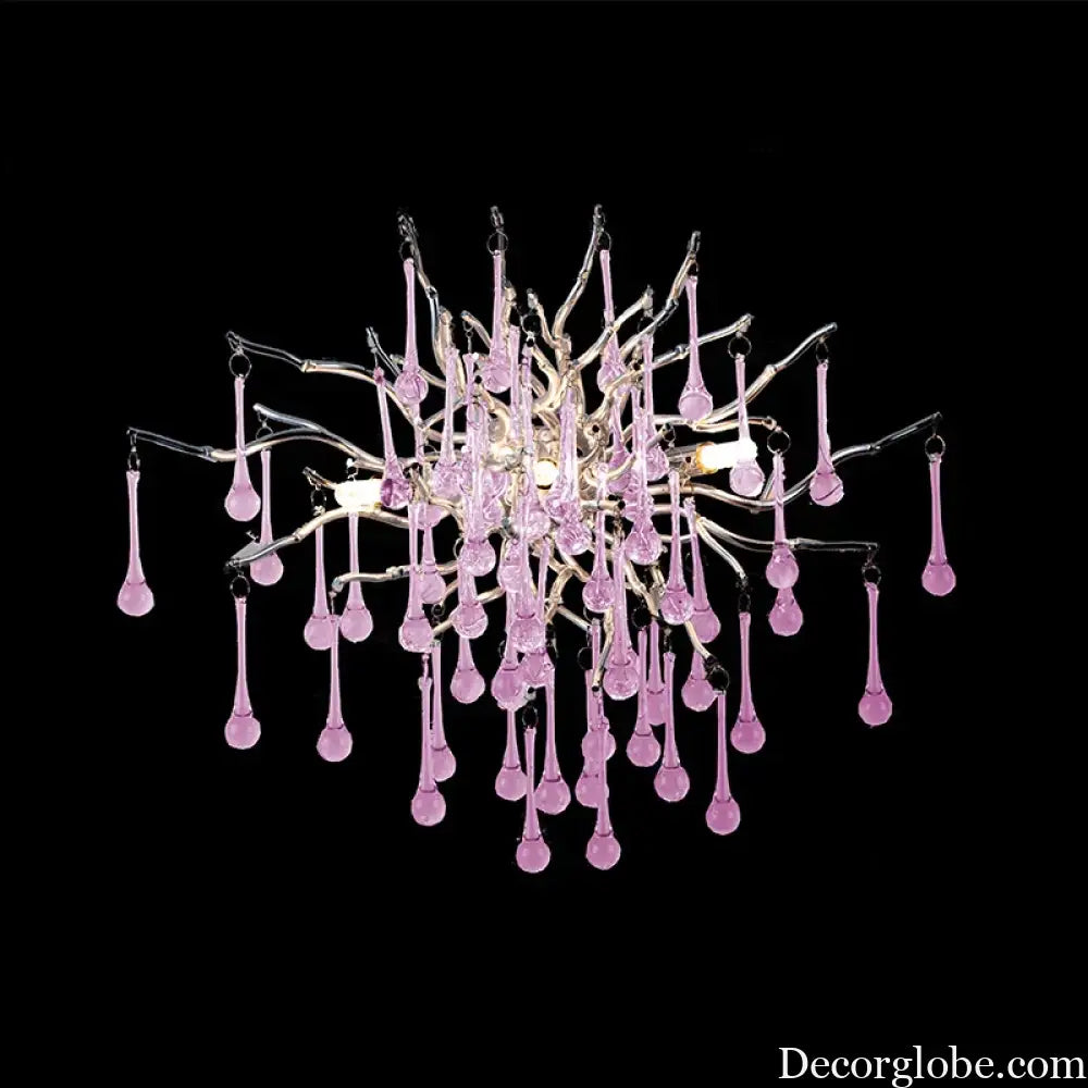 Creative Tree Branch Chandelier - Illuminate Your Bedroom or Girl&