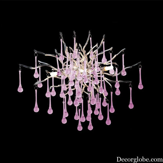 Creative Tree Branch Chandelier - Illuminate Your Bedroom or Girl&