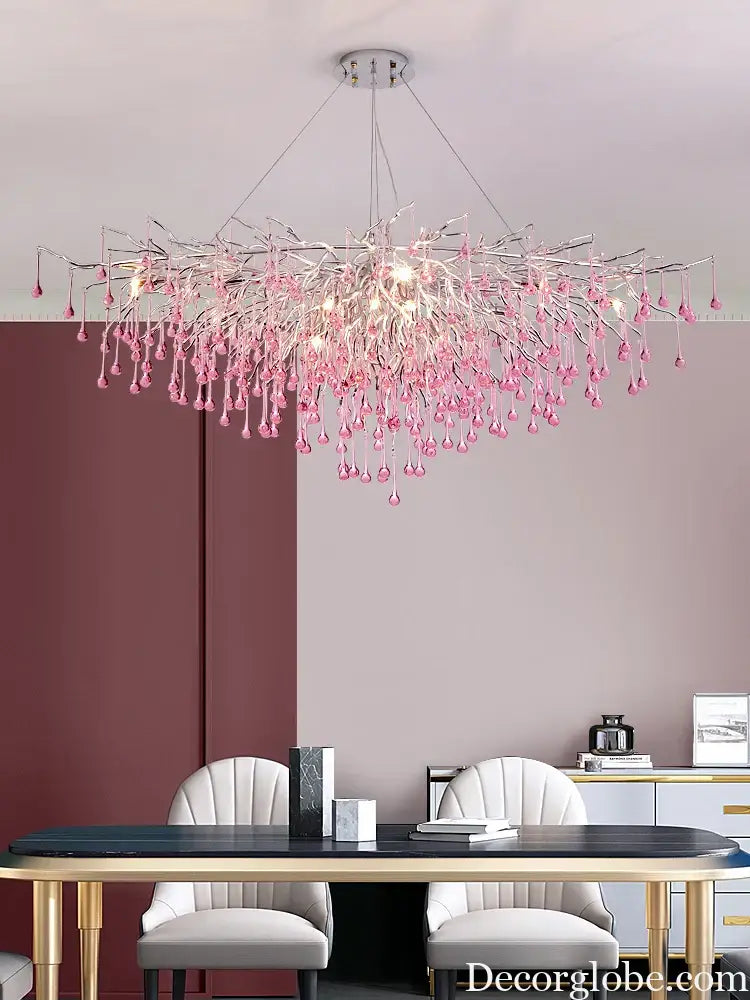 Creative Tree Branch Chandelier - Illuminate Your Bedroom or Girl&
