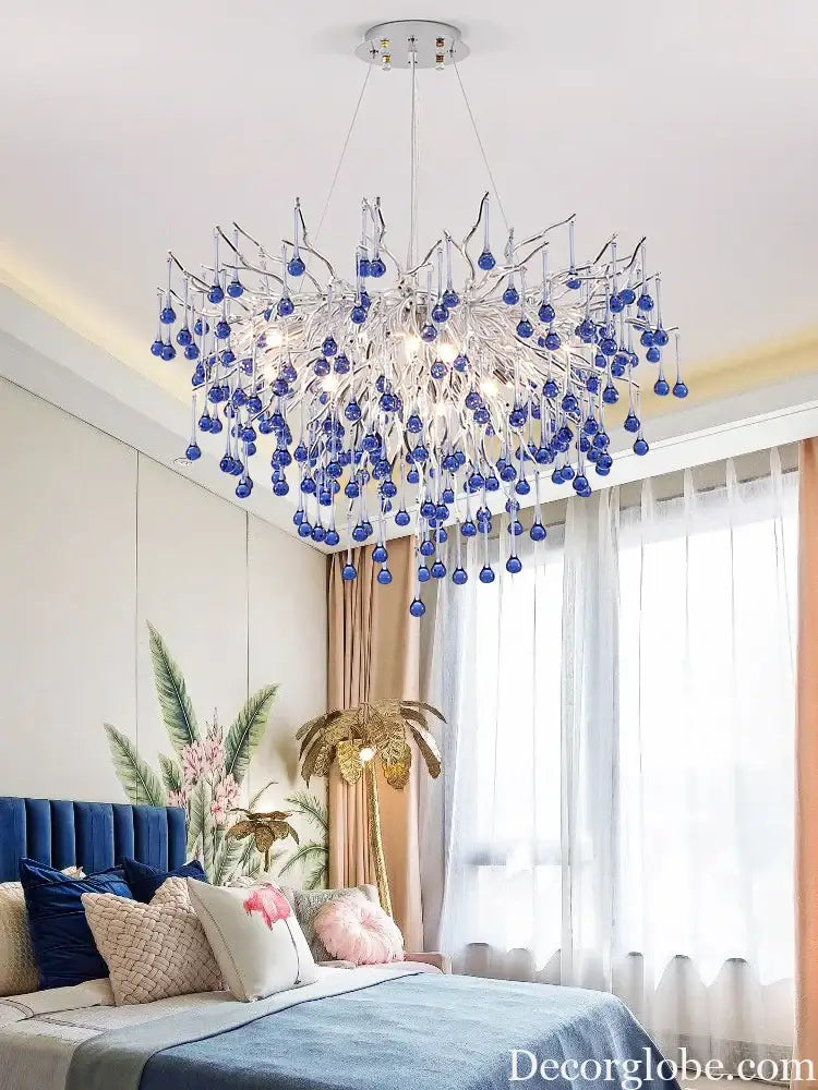 Creative Tree Branch Chandelier - Illuminate Your Bedroom or Girl&
