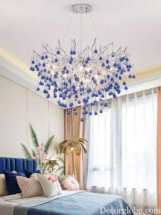 Creative Tree Branch Chandelier - Illuminate Your Bedroom or Girl&
