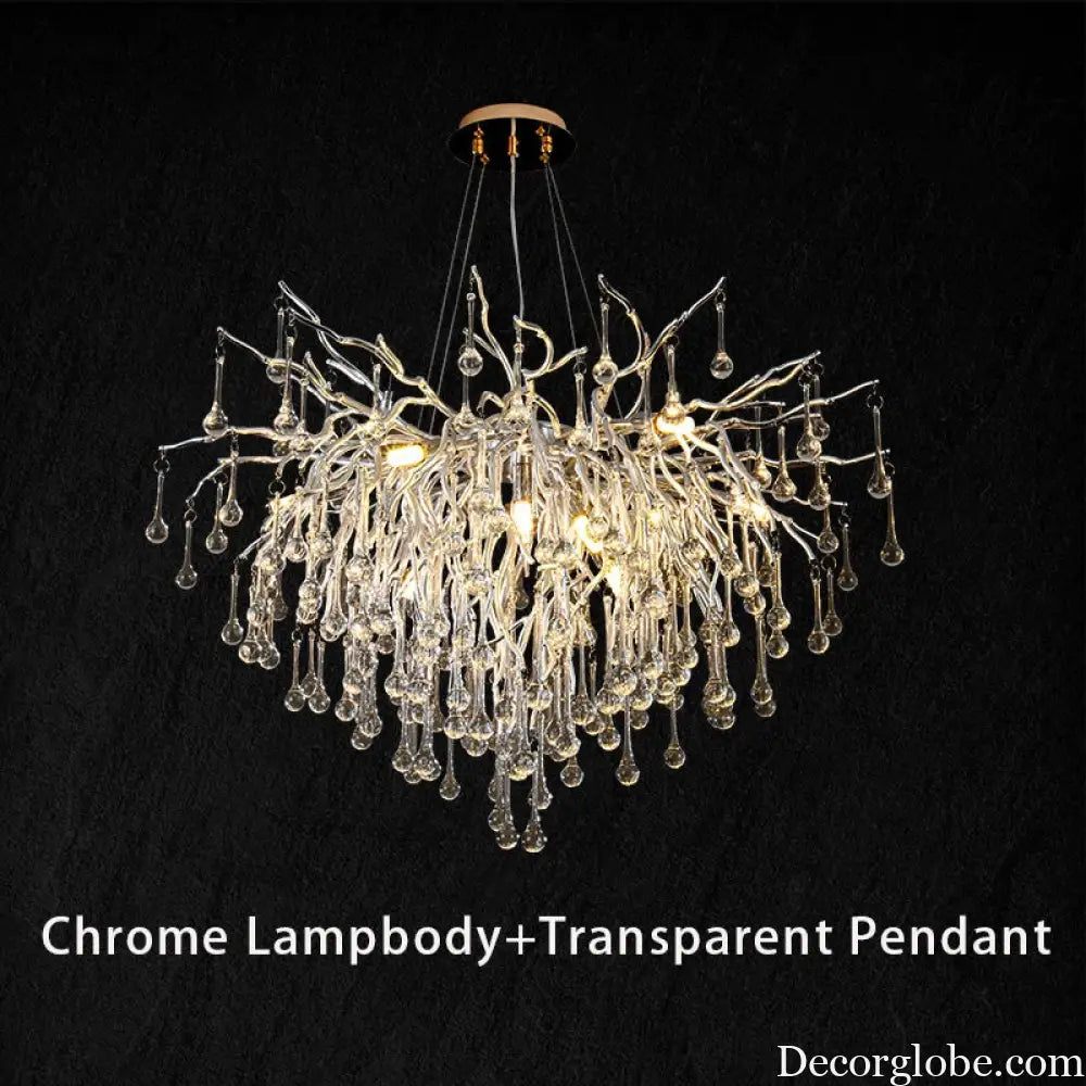 Creative Tree Branch Chandelier - Illuminate Your Bedroom or Girl&