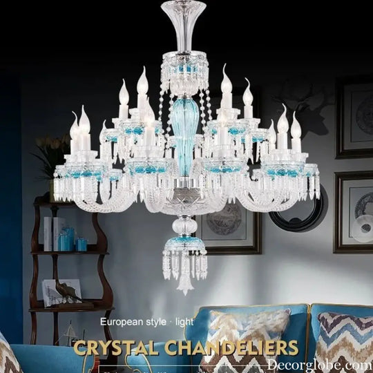 Luxury Crystal Candle Chandelier for Living and Dining Room Chandelier