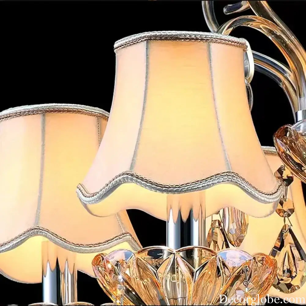 Luxury Crystal Candle Chandelier for Penthouse Hall and Staircase Chandeliers