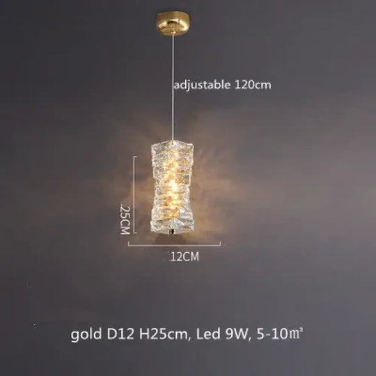 Sophisticated Crystal LED Pendant Lights - Dimmable, Ideal for Living and Dining Rooms - Luxurious Ring Design - DecorGlobe