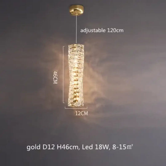 Sophisticated Crystal LED Pendant Lights - Dimmable, Ideal for Living and Dining Rooms - Luxurious Ring Design - DecorGlobe