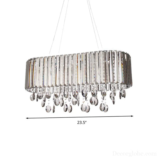 Crystal Radiance: A Touch of Modern Elegance for Your Living Room - DecorGlobe