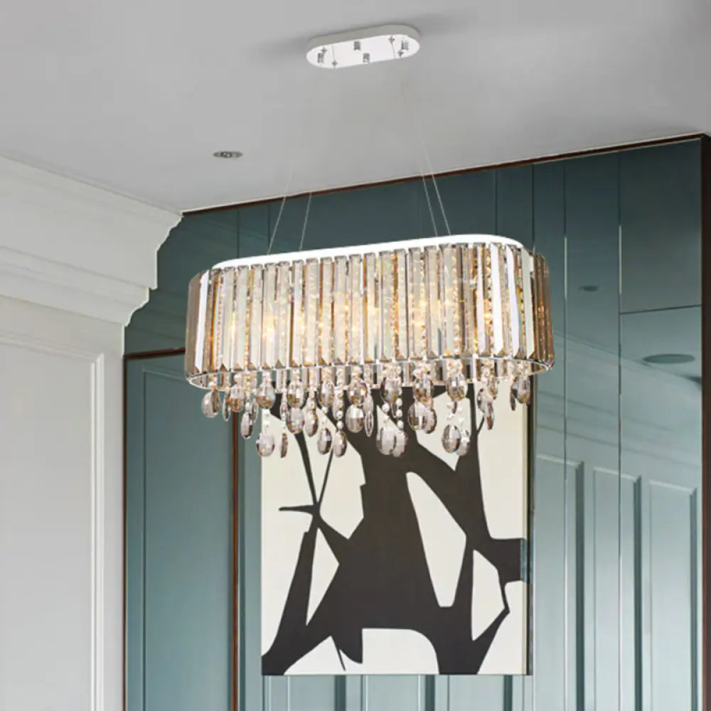 Crystal Radiance: A Touch of Modern Elegance for Your Living Room - DecorGlobe