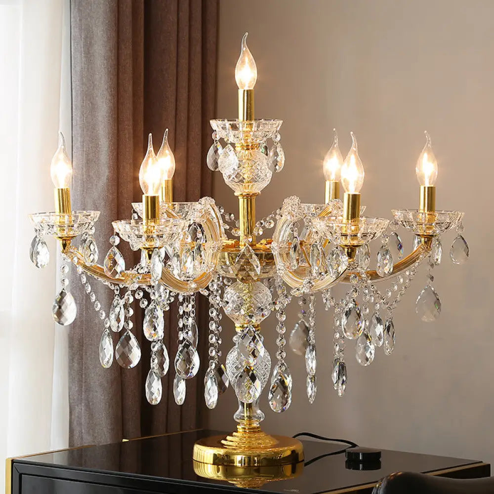 European Style Living Room Table Lamp Home Bedroom Bedside Vertical Floor Lamp Creative Hotel Aisle Study Corridor