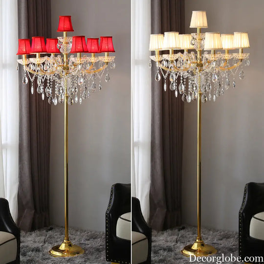 European Style Living Room Table Lamp Home Bedroom Bedside Vertical Floor Lamp Creative Hotel Aisle Study Corridor