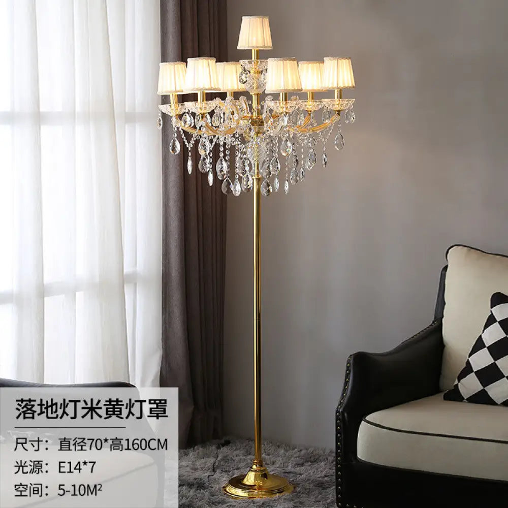 European Style Living Room Table Lamp Home Bedroom Bedside Vertical Floor Lamp Creative Hotel Aisle Study Corridor