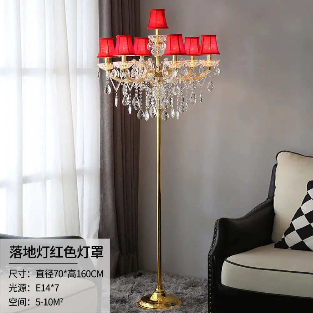 European Style Living Room Table Lamp Home Bedroom Bedside Vertical Floor Lamp Creative Hotel Aisle Study Corridor