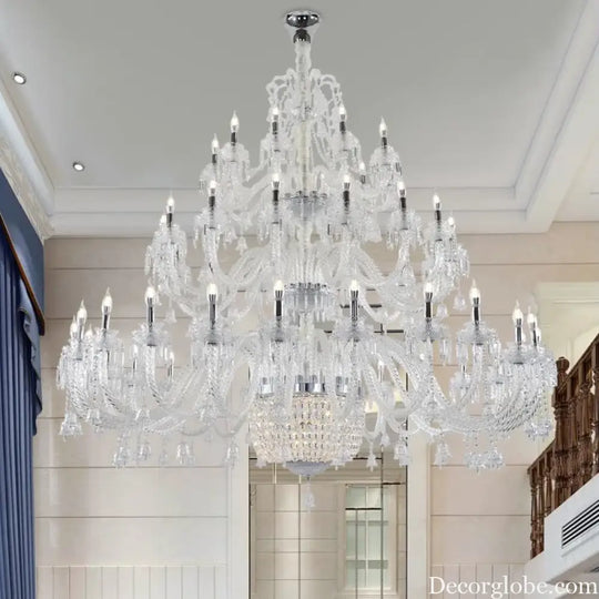 Dorina Three tier Crystal Chandelie Chandelier