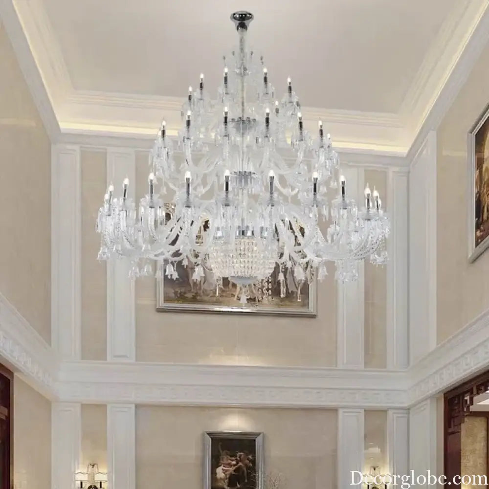 Dorina Three tier Crystal Chandelie Chandelier