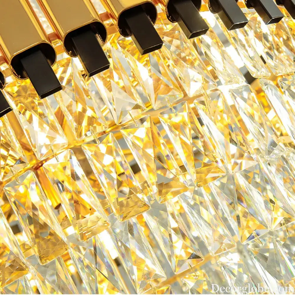 Duplex Building Chandelier - Post-Modern Light Luxury Crystal Elegance for Villas, Living Rooms, and Staircase Illumination - DecorGlobe