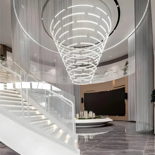 Elena Custom Build Large Round Ring Pendant Light Chandelier