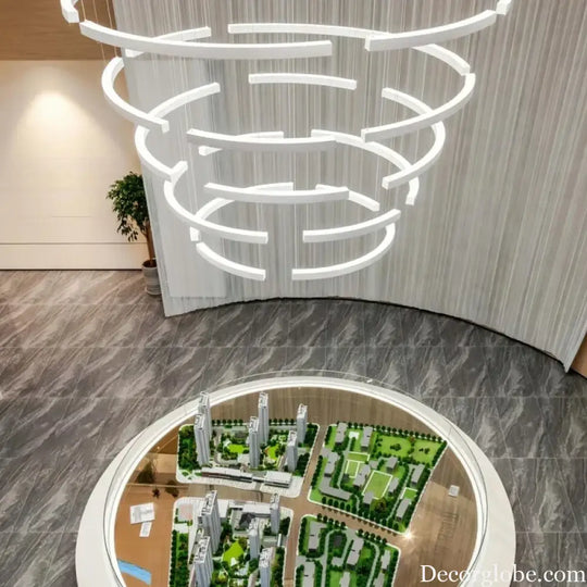Elena Custom Build Large Round Ring Pendant Light Chandelier