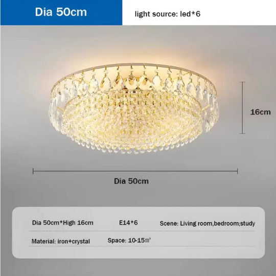 Modern Luxury Crystal LED Ceiling Chandeliers for Living Room bedroom Gold Hanging Lamps for Ceiling lamp Home Decor
