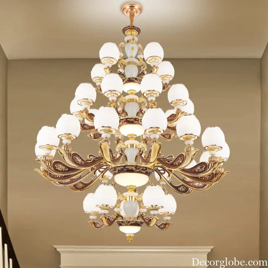 European Style Large Chandelier - Elegance for Living Rooms, Hotels, Villas, and Grand Hallways - DecorGlobe