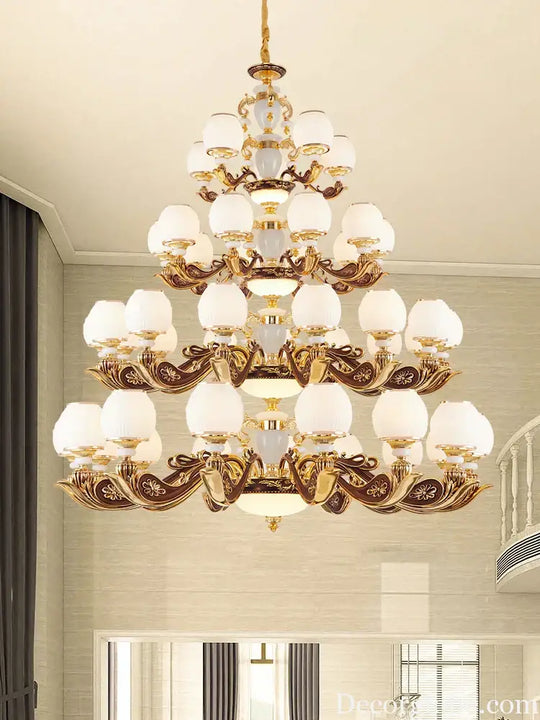European Style Large Chandelier - Elegance for Living Rooms, Hotels, Villas, and Grand Hallways - DecorGlobe