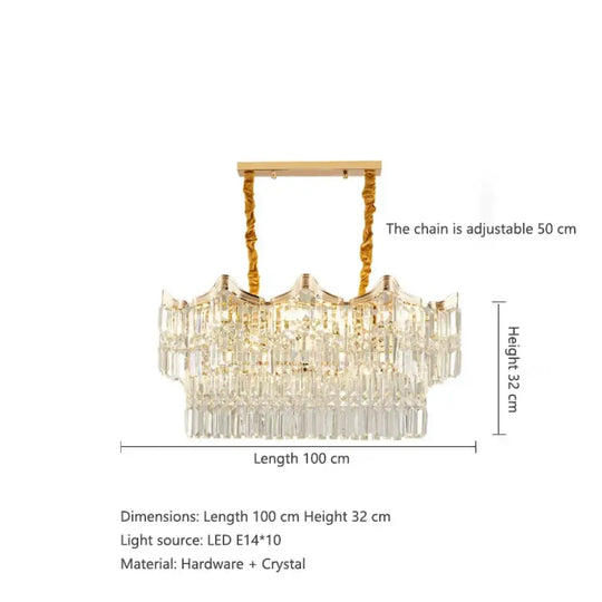 Exquisite Crystal Chandelier for Living Rooms, Bedrooms, and More - Modern French Light Luxury Design - DecorGlobe