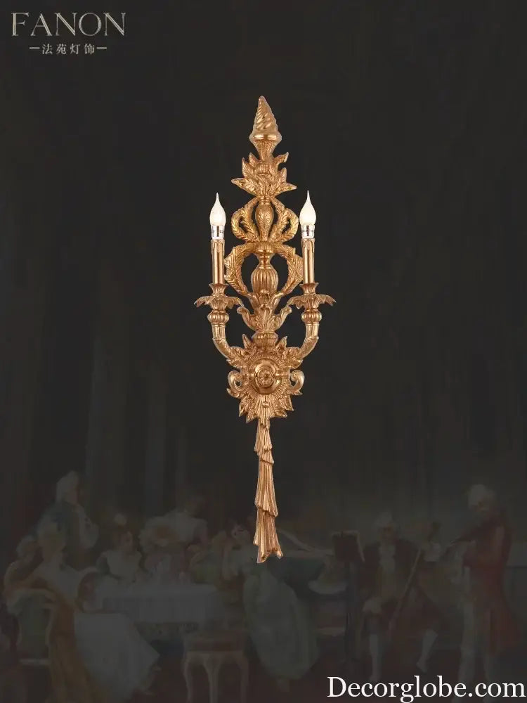 Empire Royal Wall Lamp Vanity Led Light Mirror Bath Brass Classical Aged Copper Wall Decor Lights Indoor Light