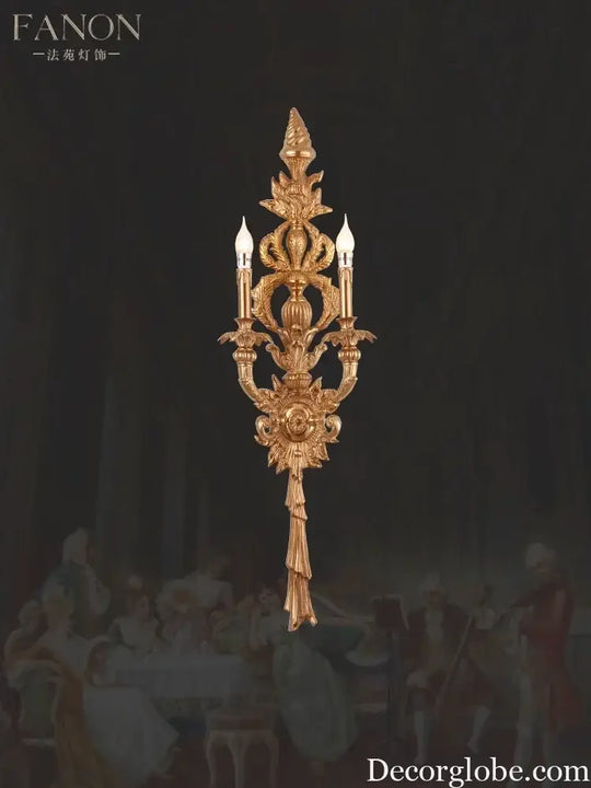 Empire Royal Wall Lamp Vanity Led Light Mirror Bath Brass Classical Aged Copper Wall Decor Lights Indoor Light