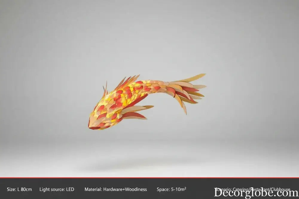 Decorative Fish Shaped Chandelier Pendant Light for Restaurant &amp; Cafe Interiors | Chandelier