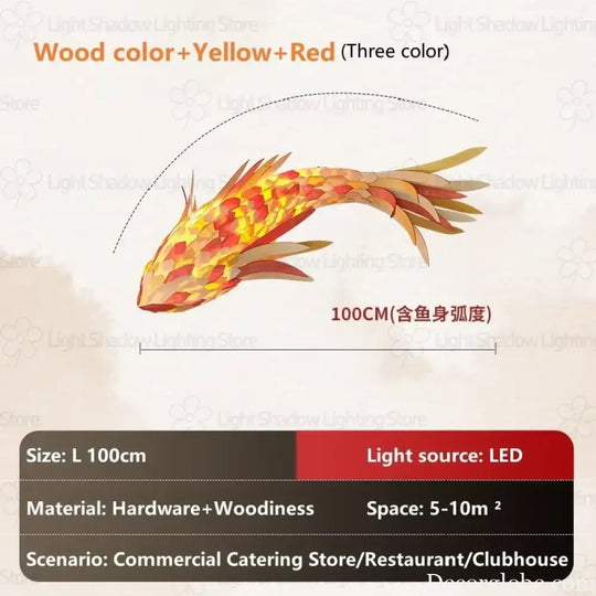 Decorative Fish Shaped Chandelier Pendant Light for Restaurant &amp; Cafe Interiors | Chandelier