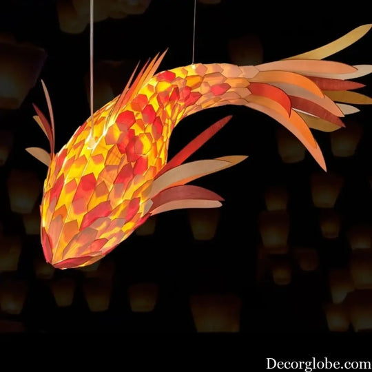 Decorative Fish Shaped Chandelier Pendant Light for Restaurant &amp; Cafe Interiors | Chandelier