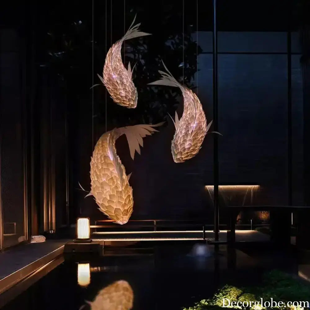 Decorative Fish Shaped Chandelier Pendant Light for Restaurant & Cafe Interiors | Chandelier