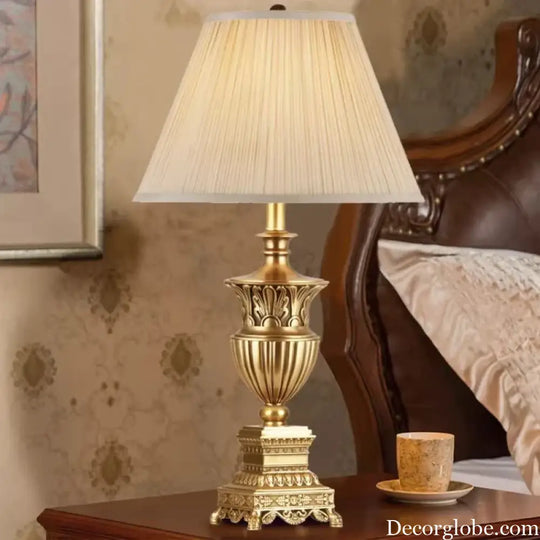 Florence Retro Luxury Copper LED Floor Lamp - Table Lamp