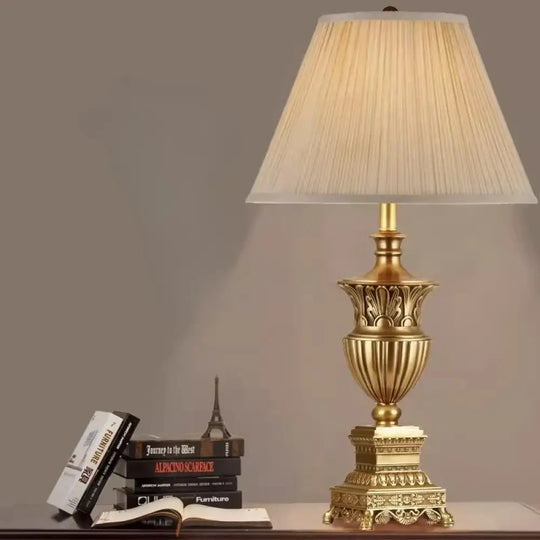 Florence Retro Luxury Copper LED Floor Lamp - Table Lamp