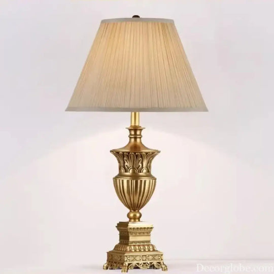 Florence Retro Luxury Copper LED Floor Lamp - Table Lamp