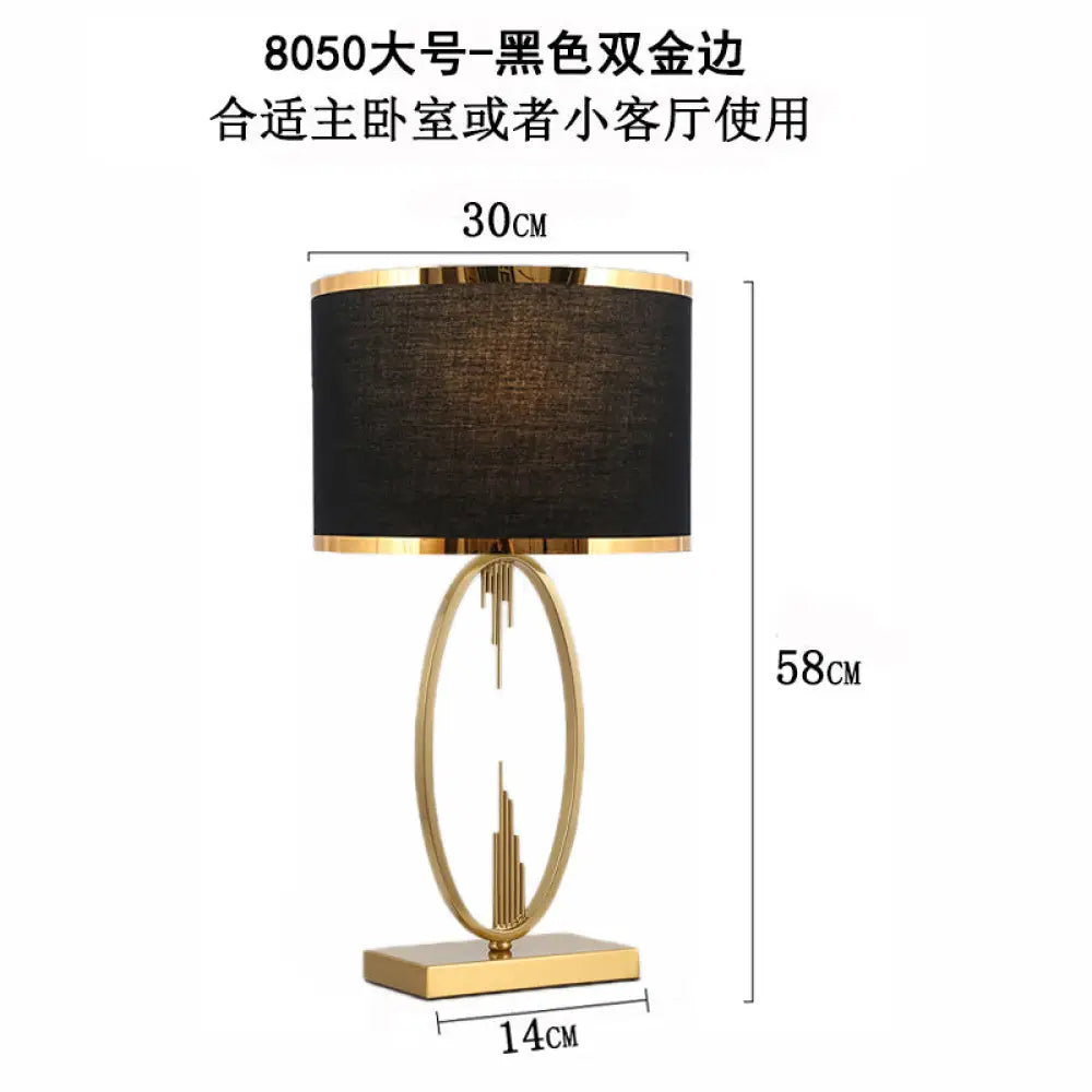 Light Luxury Table Lamp Post-modern Creative American Style Household Simple Living Room Model Room Decorative Lamp