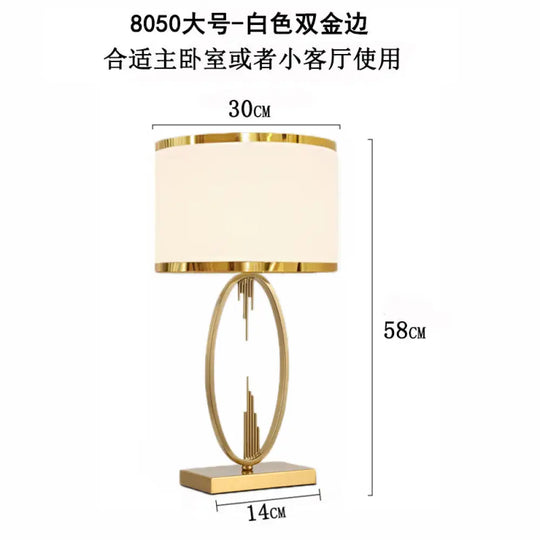 Light Luxury Table Lamp Post-modern Creative American Style Household Simple Living Room Model Room Decorative Lamp