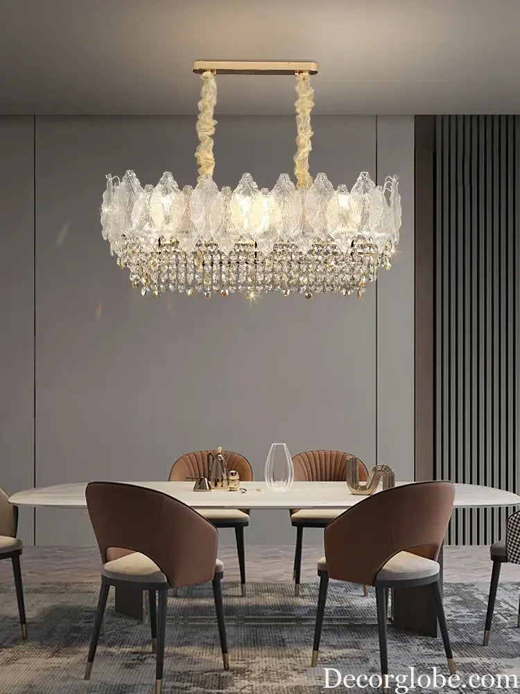 Elegant French Crystal Chandelier - Postmodern Light Luxury for a Luxurious Atmosphere in Living Rooms, Dining Rooms, and Bedrooms - DecorGlobe