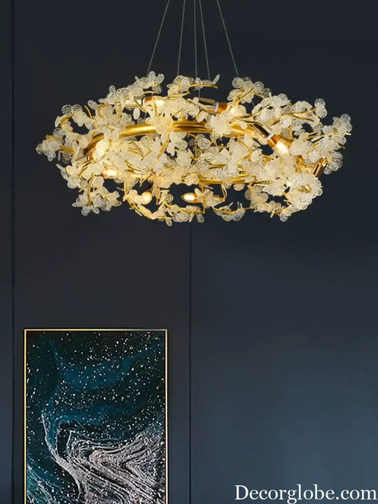 Elegant French Luxury Chandeliers - Postmodern Villa Living Room Lights with Creative Branch Crystal Design for Bedrooms, Dining Rooms, and Tea Rooms - DecorGlobe