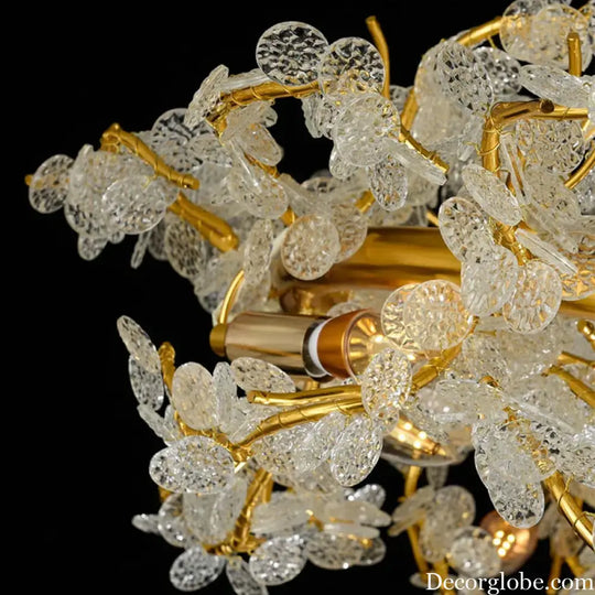 Elegant French Luxury Chandeliers - Postmodern Villa Living Room Lights with Creative Branch Crystal Design for Bedrooms, Dining Rooms, and Tea Rooms - DecorGlobe