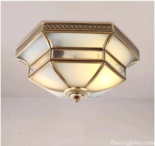 Modern Outdoor Ceiling Lamp D35cm Balcony Ceiling Lamp modern Simple European Retro Bedroom Corridor Aisle Lamp Home