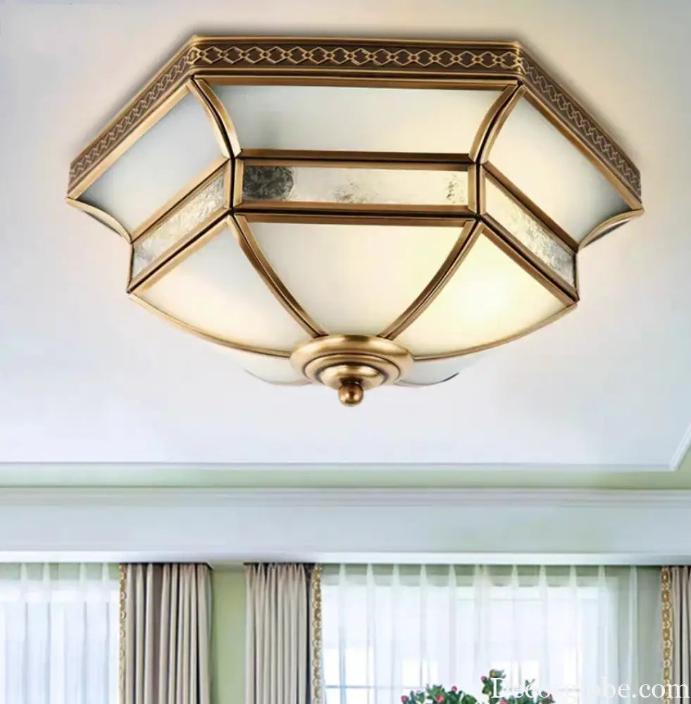 Modern Outdoor Ceiling Lamp D35cm Balcony Ceiling Lamp modern Simple European Retro Bedroom Corridor Aisle Lamp Home