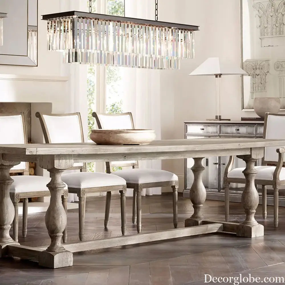 Timeless American Classic Crystal LED Chandeliers - Illuminate and Elevate Your Space with High-Quality Rectangular Lighting for Foyers, Living Rooms, and Dining Rooms - DecorGlobe