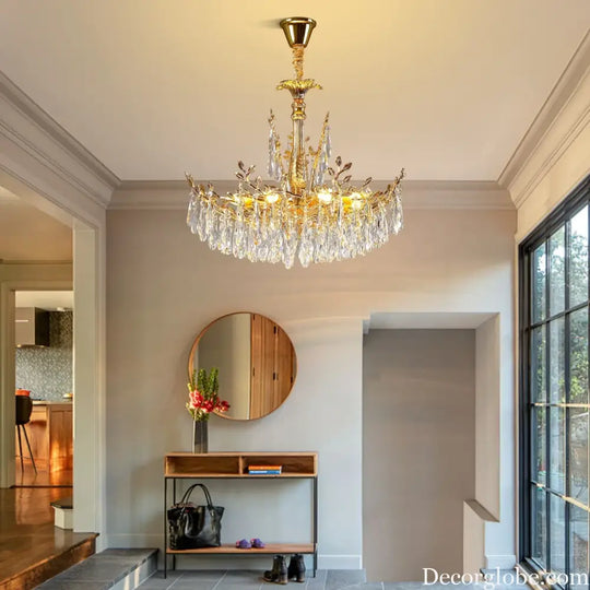 Camille Gold Branch Crystal Chandelier chandelier