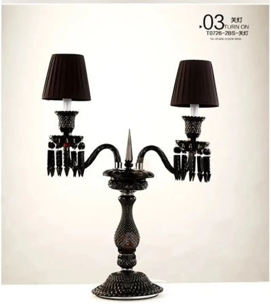 Light Luxury Romantic and Warm Living Room Hotel Restaurant Wedding Crystal Table Lamp European Style Villa Dimmable