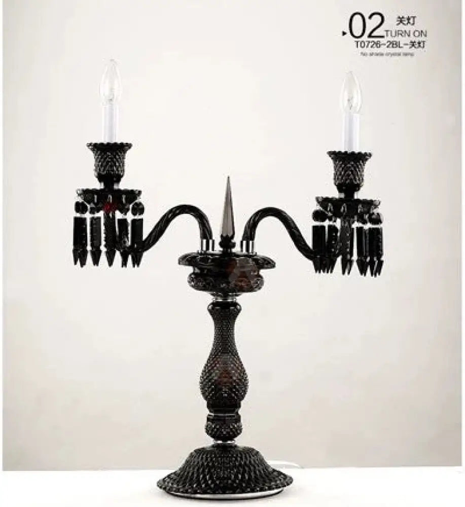 Light Luxury Romantic and Warm Living Room Hotel Restaurant Wedding Crystal Table Lamp European Style Villa Dimmable
