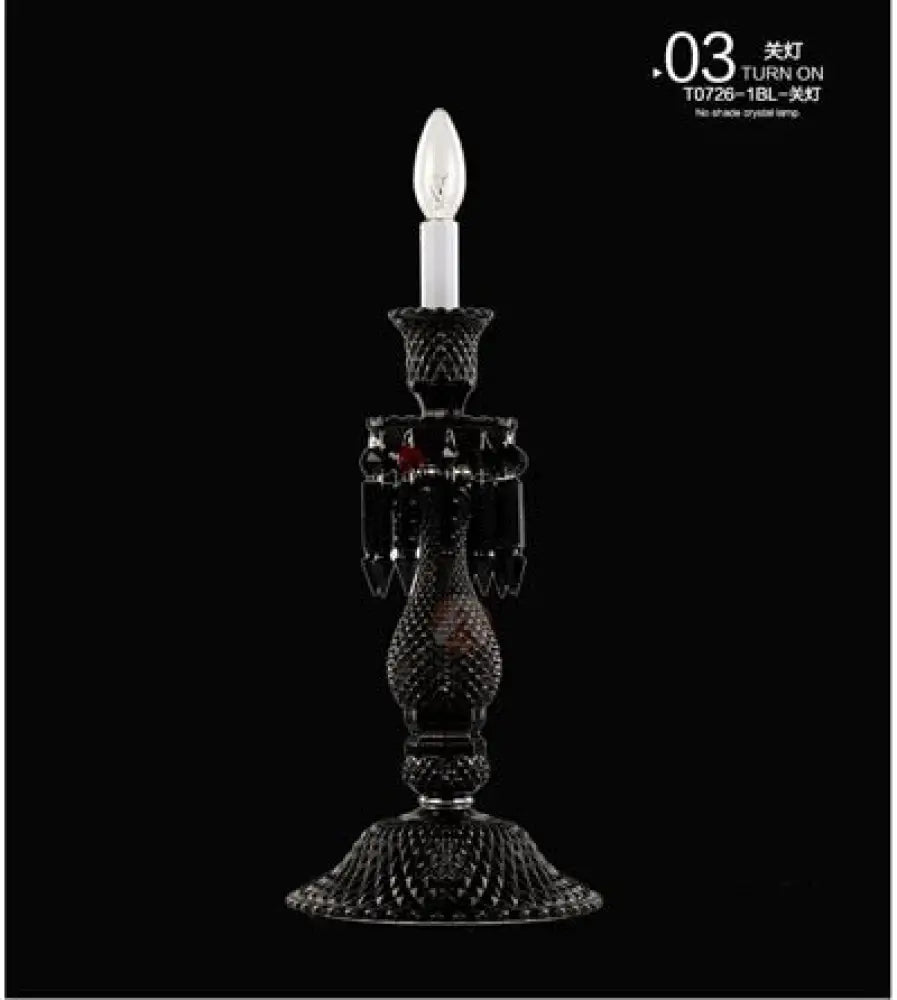 Light Luxury Romantic and Warm Living Room Hotel Restaurant Wedding Crystal Table Lamp European Style Villa Dimmable