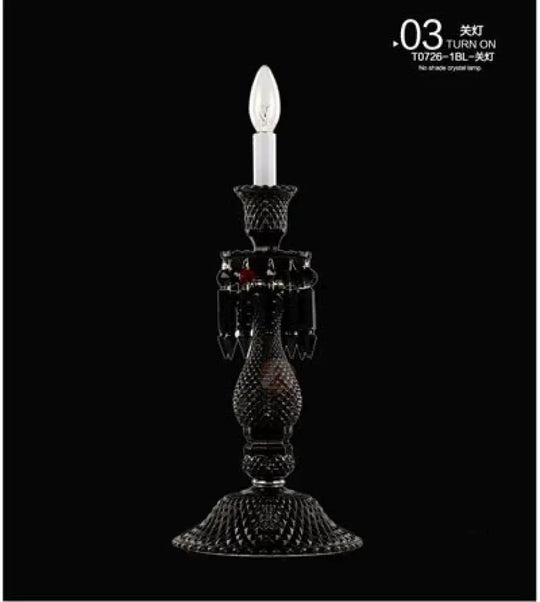 Light Luxury Romantic and Warm Living Room Hotel Restaurant Wedding Crystal Table Lamp European Style Villa Dimmable