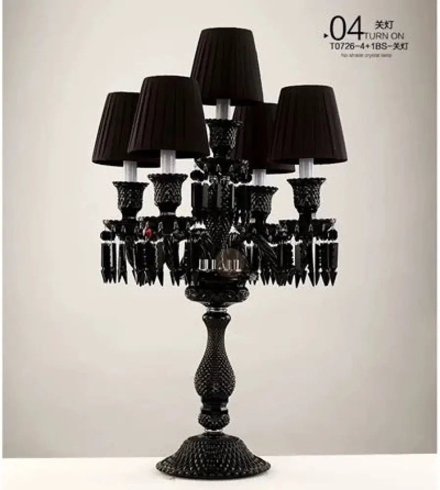 Light Luxury Romantic and Warm Living Room Hotel Restaurant Wedding Crystal Table Lamp European Style Villa Dimmable