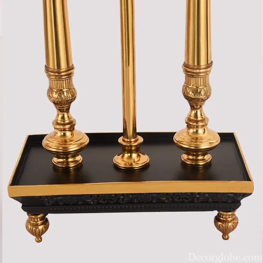 European Luxury Copper Desk Lamp for Bedroom Living Room and Study - 1 lamp D40 H79cm-yel / other - Table Lamp