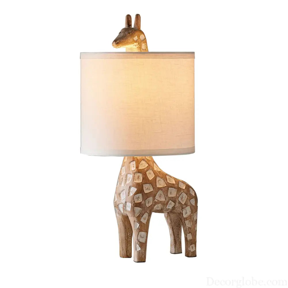 French-Style Vintage Bedroom Bedside Animal Table Lamp American-Style Cozy Creative Decorative Lighting for Children’s